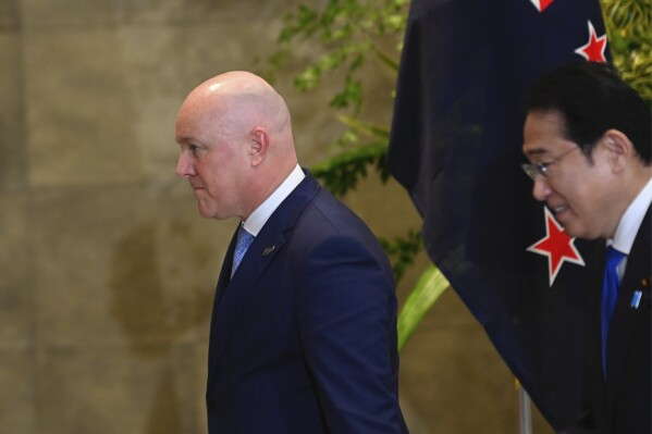 Japan, New Zealand leaders agree on pact to boost information sharing