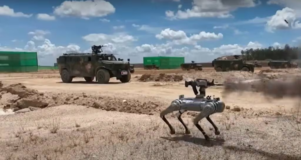 Chinese military’s rifle-toting robot dogs raise concerns in Congress