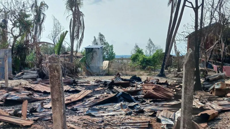 Myanmar soldiers cut off tattoos and gave detainees urine to drink, witnesses tell BBC