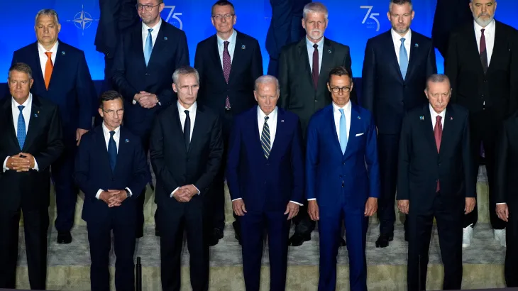 NATO summit: Ukraine moving ‘closer’ to membership