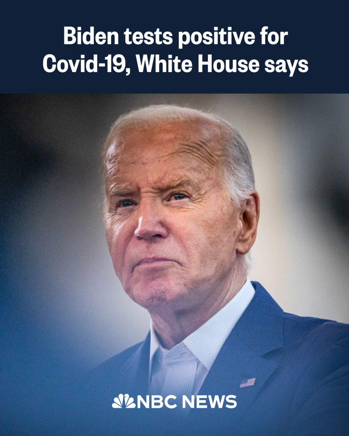 Biden tests positive for Covid, White House says