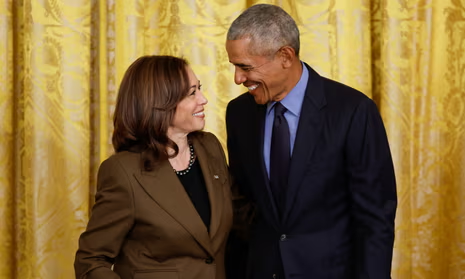 Barack Obama endorses Kamala Harris for president in 2024 US election