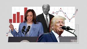 Donald Trump v Kamala Harris: what the polls say