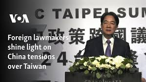 Foreign lawmakers shine light on China tensions over Taiwan