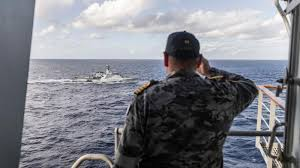 Pacific salute for partners at sea