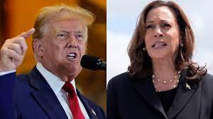 Trump blames Harris and Biden for drop in markets