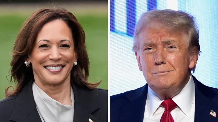 Kamala Harris leads Donald Trump in our nationwide poll tracker