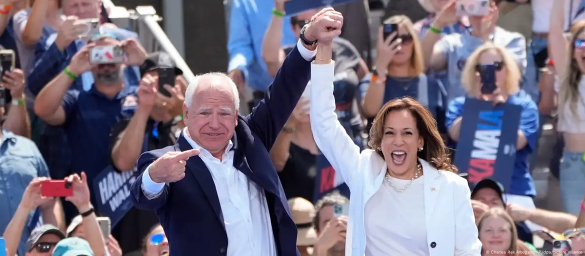 Harris, Walz continue campaign in Wisconsin, Michigan