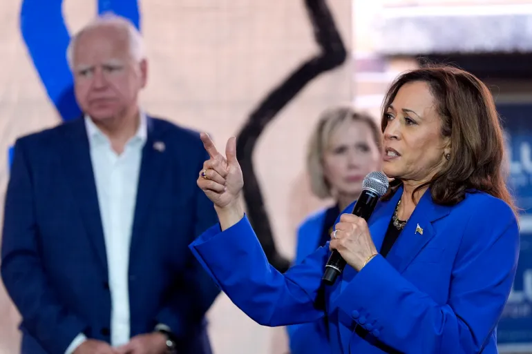 Kamala Harris leads Trump in polls on eve of Democratic National Convention