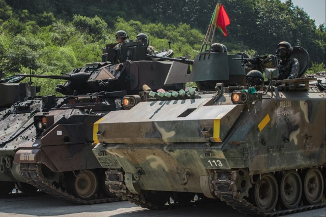 1AD battalion completes DRE training validation with combined live fire with ROK Army battalions