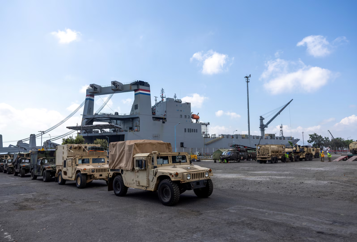 MV Cape Hudson Arrives at Indonesia for Super Garuda Shield 24 Offload