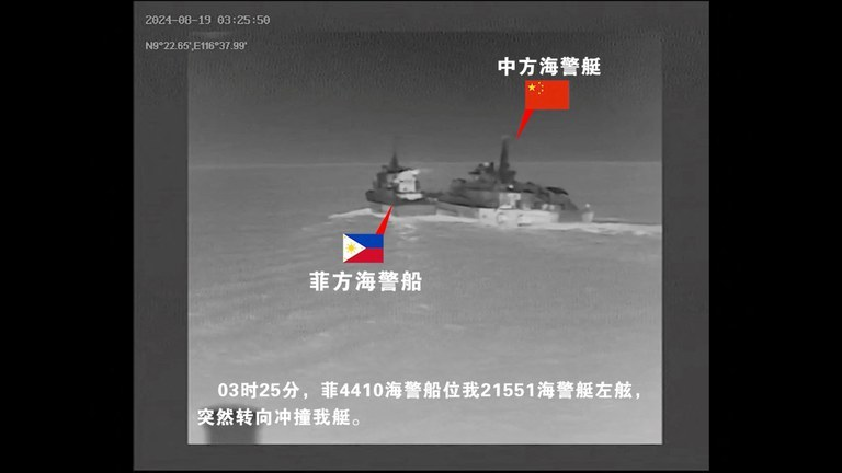 South China Sea: Philippines, China trade blame after second collision at Sabina Shoal