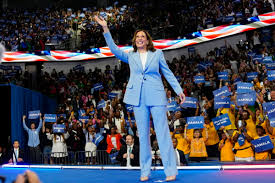 Kamala Harris has earned enough votes to win the Democratic presidential nomination, party chair announces