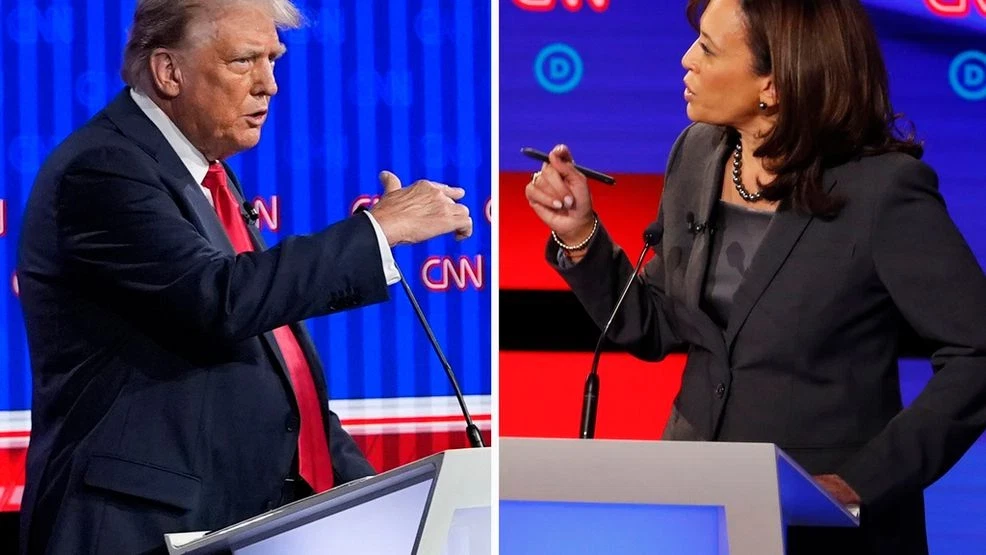 Harris campaign continues to needle Trump campaign about microphones at ABC debate