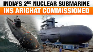 India adds second nuclear missile submarine, has third on way