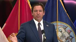 Florida Gov. Ron DeSantis is holding a news conference