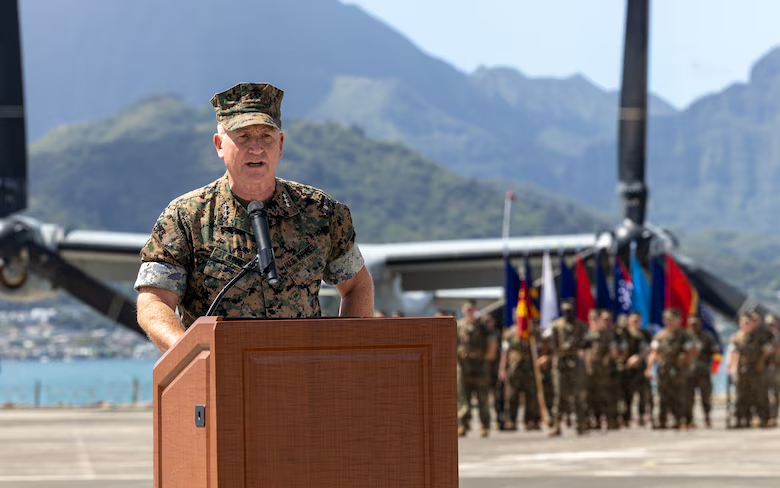 New Commander Takes Charge of Pacific Marines