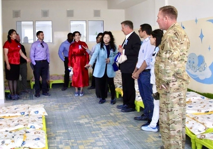 USACE completes handover of newly constructed kindergarten building in Mongolia