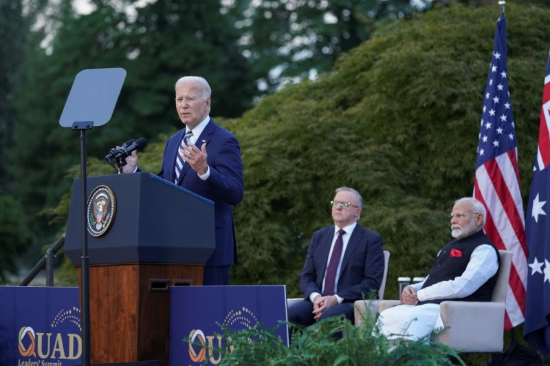 Biden tells Quad allies: China ‘testing us’