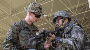 U.S. Marines joined their Republic of Korea Marine Corps