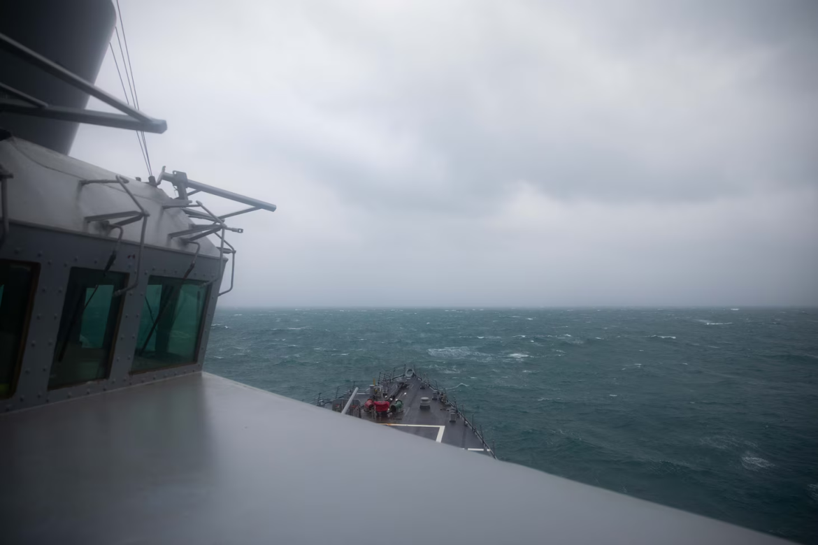 U.S. 7th Fleet Destroyer and The Royal Canadian Navy Conduct Bilateral Transit in the Taiwan Strait