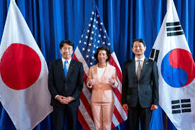 Japan, South Korea, U.S. move to formalize trilateral partnership