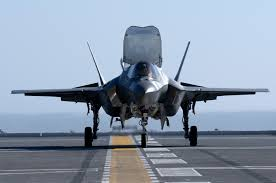 F-35B test jet begins sea trials with Japanese multi-functional destroyer in eastern Pacific Ocean