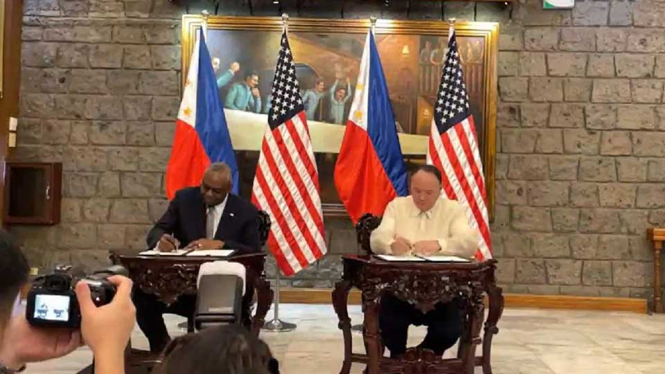 Philippines, US Sign Military Intelligence Sharing Agreement