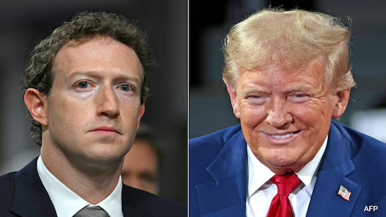 Mark Zuckerberg dines with Donald Trump at Mar-a-Lago