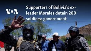 Bolivia says Morales supporters detained over 200 soldiers