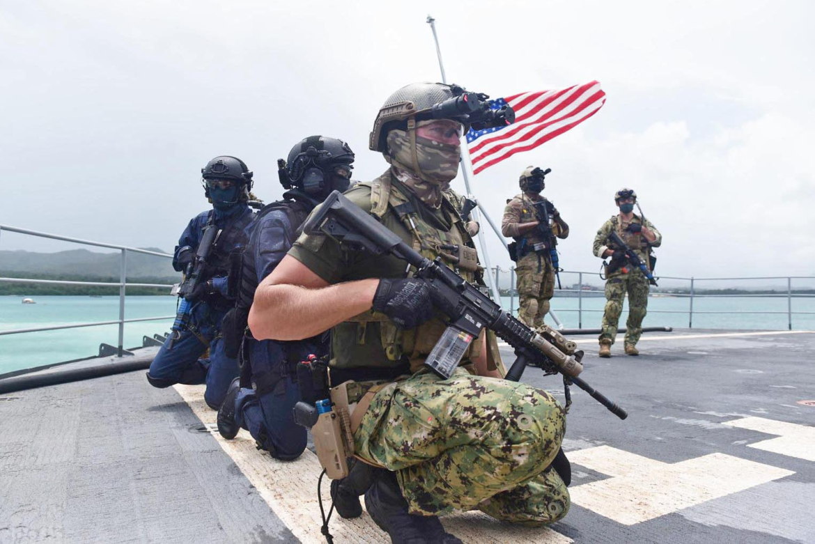 U.S. Navy SEALs, Indian Marine Commando Force, and Japan Maritime Self-Defense Force Train During Exercise Malabar 2024