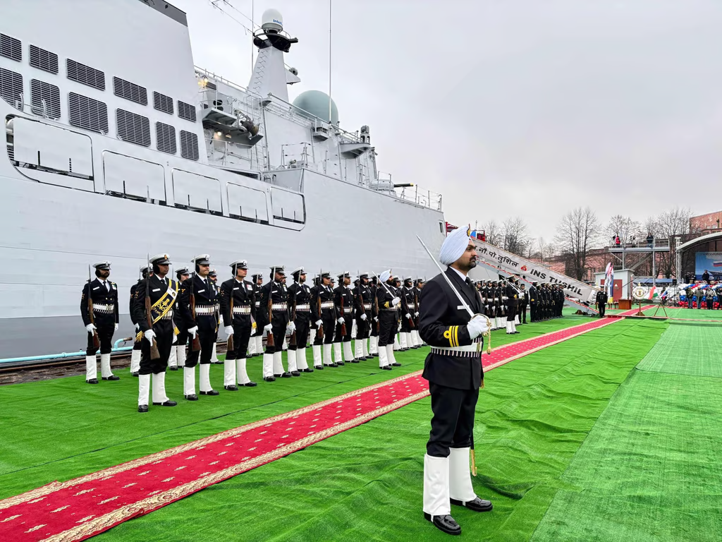 India adds Russian-built INS Tushil to navy fleet amid rising Indo-Pacific security concerns