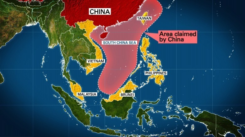 Movements in South China Sea