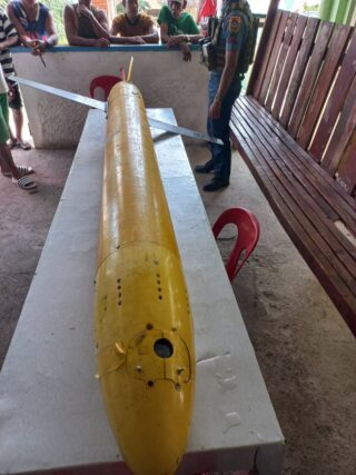 Suspected Chinese underwater spy drone found by fishermen in waters off the Philippines