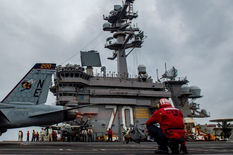 USS Carl Vinson deployed to South China Sea