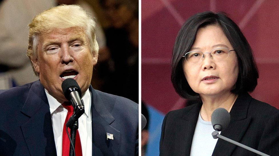 Tsai discusses relations with Trump