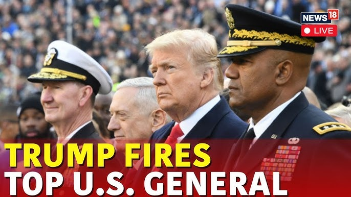 Trump administration fires top US general and Navy chief in unprecedented purge of military leadership