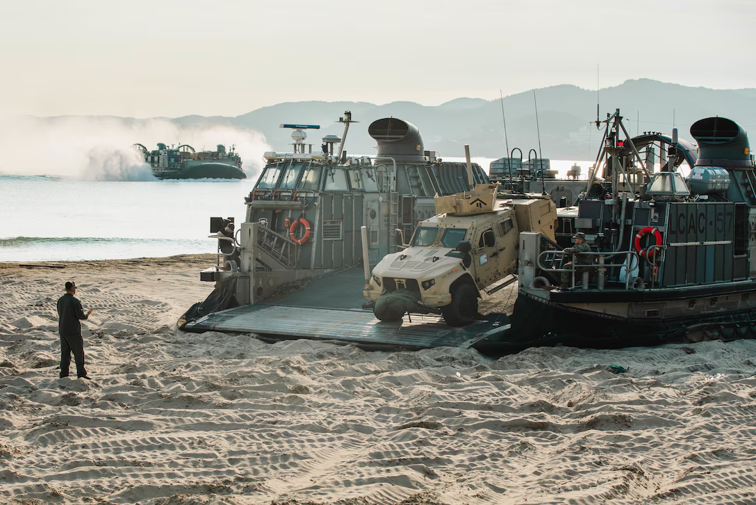 Marines Storm Ashore in South Korea, Showcasing Rapid Deployment Capabilities