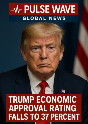 Trump economic approval rating falls to 37 percent