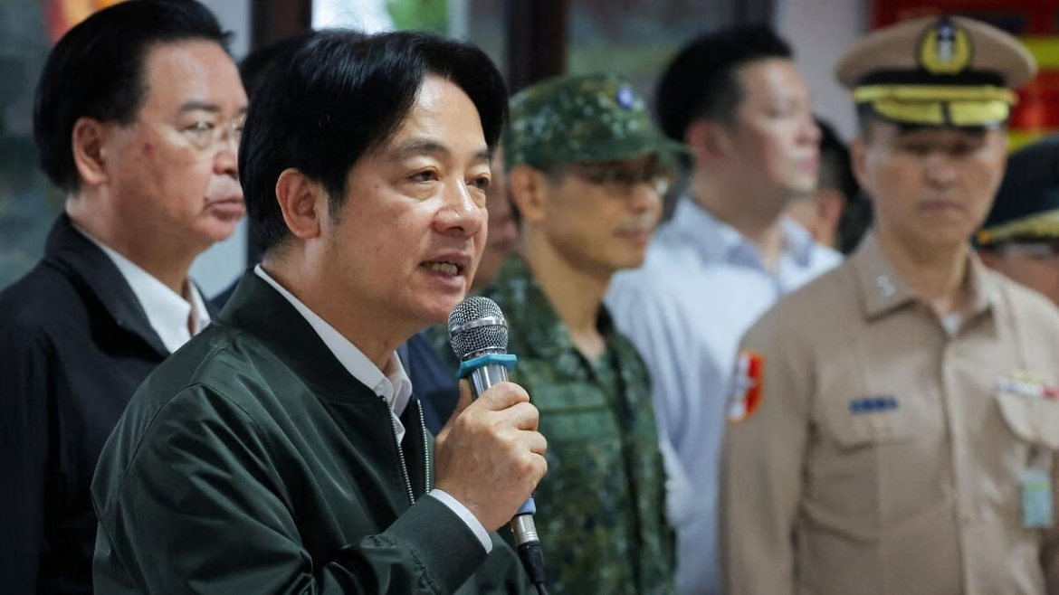 Taiwan cannot rule out China holding more drills as president marks a year in office