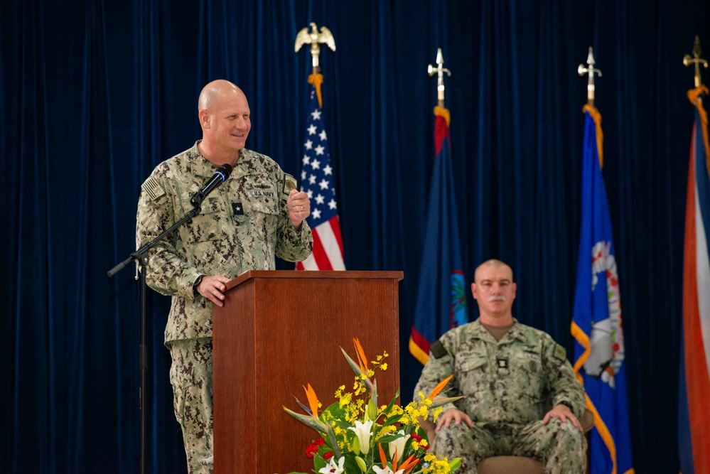 Joint Region Marianas emphasizes continuity of operations, strong partnerships during change of command ceremony