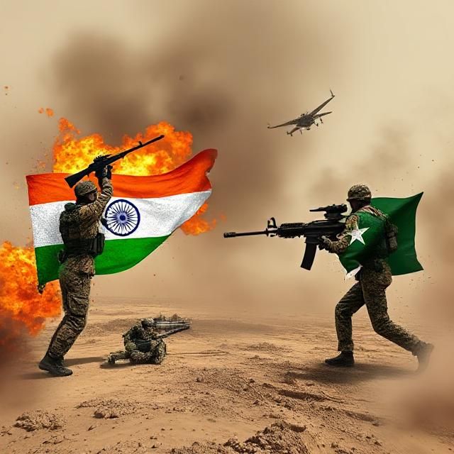India and Pakistan attack each other’s military bases as conflict escalates