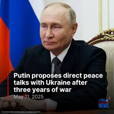 Putin offers direct peace talks with Ukraine after 3 years of war