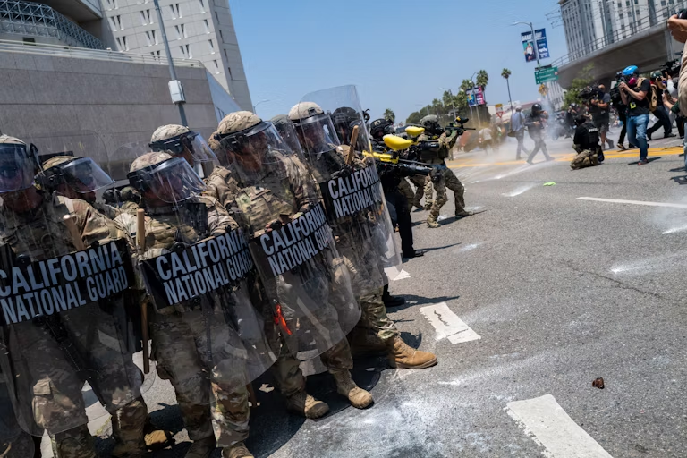 Trump sends another 2,000 National Guards and 700 Marines to LA on fourth day of unrest