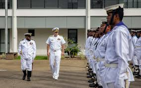 USS Frank Cable Departs Suva, Fiji, following Port Visit
