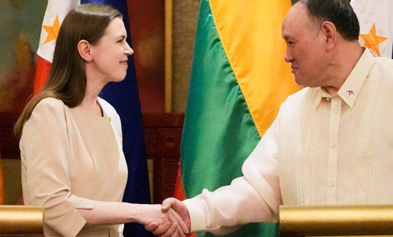 Lithuanian, Philippine defense leaders agree to build security alliance