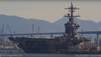 Carrier USS Carl Vinson Now in the South China Sea; China Steps Up Military, Drone Flights Near Taiwan