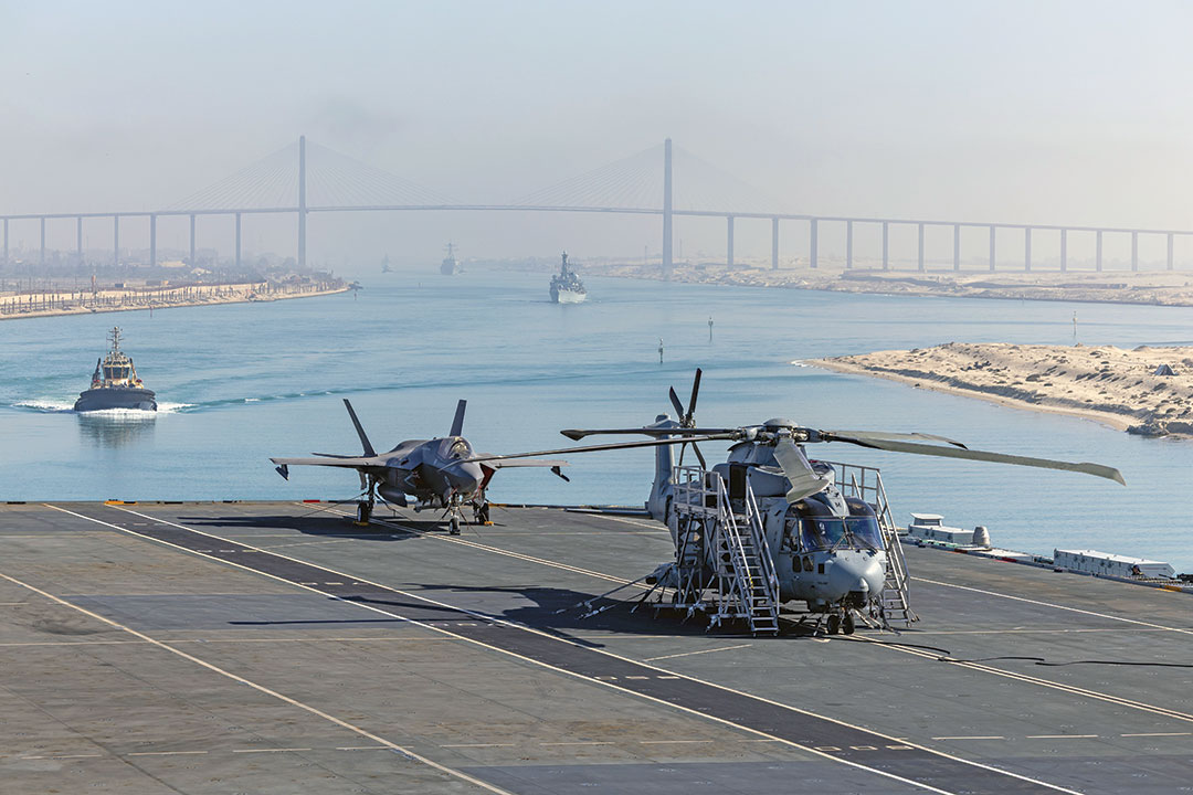 Multinational Carrier Strike Group Acts as A Force for Stability