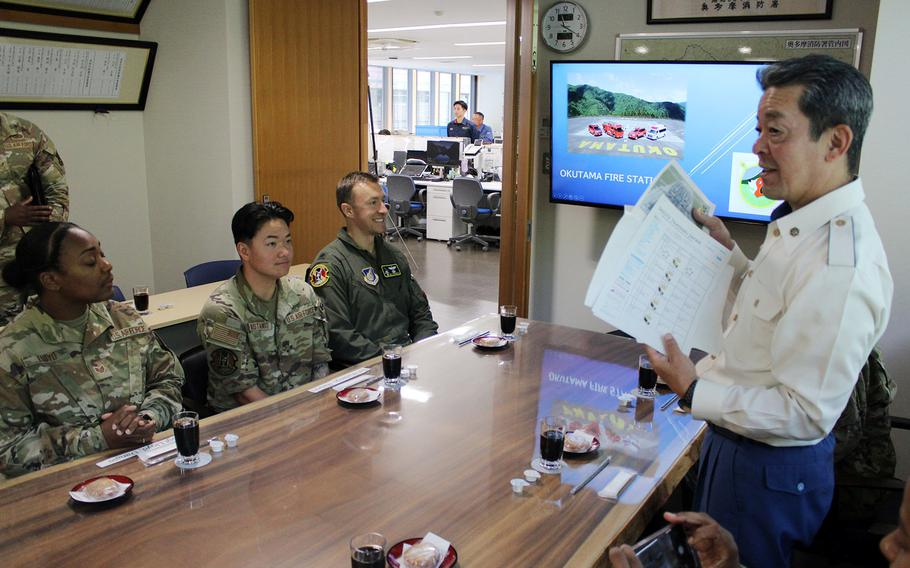 Yokota Airmen honored by Okutama Fire Department
