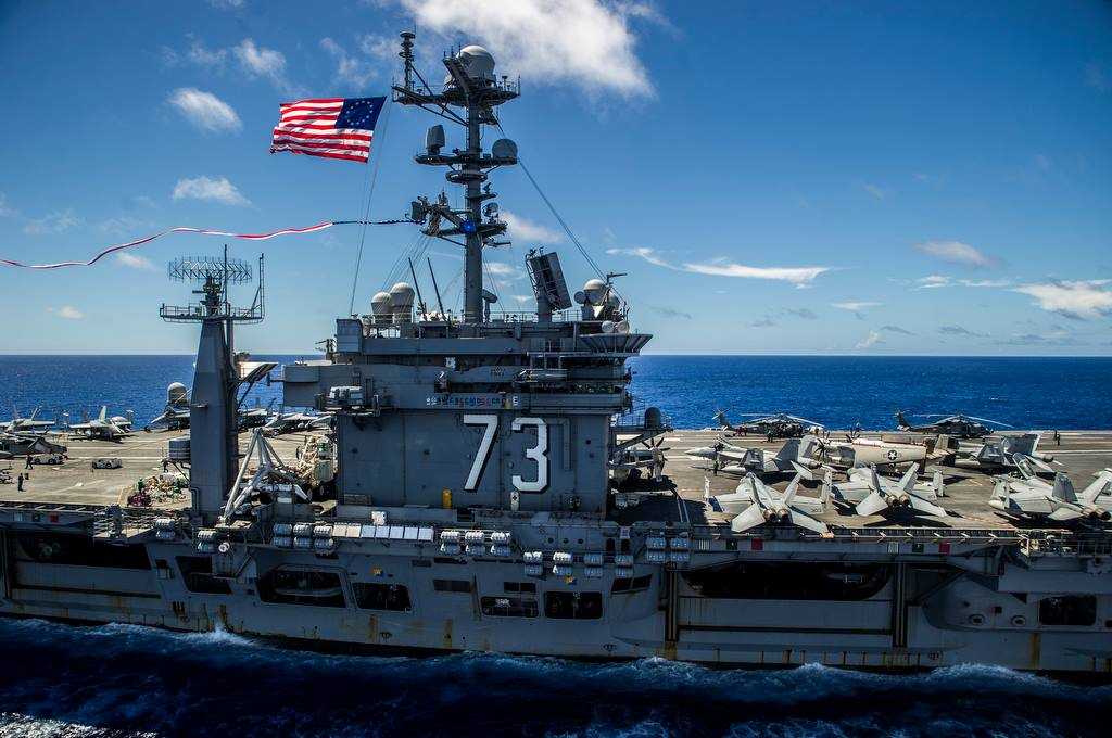 George Washington Carrier Strike Group Suspends Search for Missing Crew Member